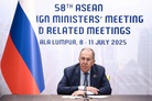 Sergey Lavrov: “One of the key principles of our concept of Eurasian security and the Greater Eurasian Partnership is respect for associations established in various sub-regions, including ASEAN”