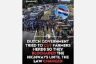35,000 farmers protest in the Netherlands