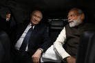 The President of Russia is in India on a state visit