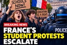 Demonstrations backing France’s protesting students gather strength