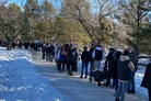 Long lineups in Edmonton for Alberta separation petition canvassing event
