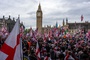 Britain’s hard right on the march as tens of thousands descend on London