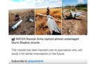 Russian troops seize near intact UK Storm Shadow missile