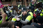 British life-style: Migrant protests descend into anarchy