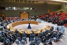 Vassily Nebenzia at a UNSC open debate on combating terrorism in Africa