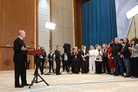Vladimir Putin answered media questions