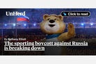 View from London: Sporting boycott against Russia is breaking down