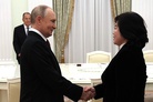 Vladimir Putin met with DPRK Foreign Minister Choe Son-hui at the Kremlin