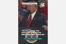 Trump says he has ‘right’ to run for third term: ‘They cheated us’