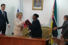 Delegation visits to Mozambique
