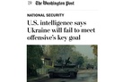 WP: US intelligence says Ukraine will fail to meet offensive’s key goal