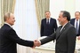 The President of Russia Vladimir Putin met in the Kremlin with Foreign Minister of the Islamic Republic of Iran Abbas Araghchi
