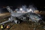American tanker planes are falling from the sky and being destroyed on the ground