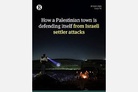 Reuters: How a Palestinian town is defending itself from Israeli settler attacks