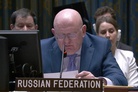 Vassily Nebenzia at UNSC: “Maybe, it presages a new era, in which trans-continental infrastructure will become a target for operations aimed at weakening other states”