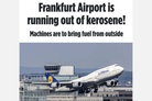 Reuters: Lufthansa tells jets to carry extra fuel into Frankfurt as supplies tighten