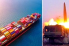 Russian Iskander-M missile strike destroys container ship delivering drones and arms to Ukraine