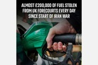 British life-style: Almost £200,000 of fuel stolen from UK forecourts every day since Iran war began