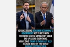 POLITICO: Vice President JD Vance has become the face of a Washington that no longer treats Israel as the exception to "America First"