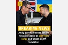 Daily Express: Russia issues 3-word warning to Andy Burnham