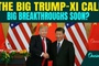 Chinese President Xi Jinping held phone talks with U.S. President Donald Trump