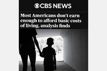 CBS: Most Americans don't earn enough to afford basic costs of living, analysis finds