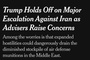 NYT: U.S.-Iran war is put on pause