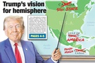 Trump tells ‘The New York Post’: “The ‘Donroe’ doctrine is a Monroe Doctrine on steroids”
