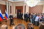 Dushanbe. Vladimir Putin answered media questions