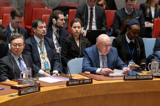 Vassily Nebenzia at UNSC: “I address the representatives of Western countries in this Chamber. Do you realize that with your irresponsible rhetoric you are raising the stakes and risking to escalate the conflict into a new sharp and unpredictable phase?”