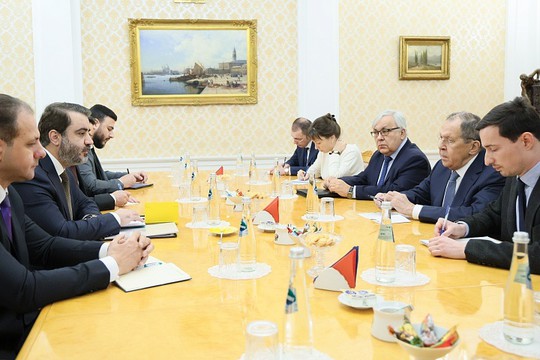 Foreign Minister Sergey Lavrov’s talks with Syrian Minister of Foreign Affairs and Expatriates Asaad Al-Shaibani